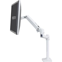Ergotron LX Series 45-537-216 soporte para monitor 81,3 cm (32") Blanco Escritorio, Soporte de monitor blanco, Abrazadera, 11,3 kg, 81,3 cm (32"), 100 x 100 mm, Ajustes de altura, Blanco
