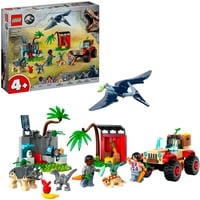 LEGO Jurassic World Centro de Rescate de Crías de Dinosaurio, Juegos de construcción Juego de construcción, 4 año(s), Plástico, 139 pieza(s), 459 g