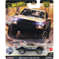 Mattel Premium Car Culture Vehículo todoterreno 17 Ford F150 Raptor, Vehículo de juguete 