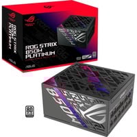 ASUS ROG -STRIX-850P-GAMING unidad de fuente de alimentación 850 W 20+4 pin ATX ATX Negro, Fuente de alimentación de PC 850 W, 100 - 240 V, Activo, 130 W, 850 W, 130 W