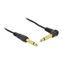 DeLOCK 85939 cable de audio 2 m 6,35mm Negro negro, 6,35mm, Macho, 6,35mm, Macho, 2 m, Negro