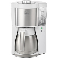 Melitta Look Therm Perfection 1025-15, Cafetera de filtro blanco/Plateado