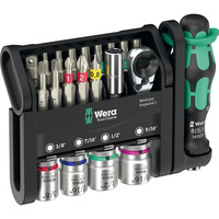 Wera Tool-Check Modular Imperial 1, Conjuntos de bits negro/Verde