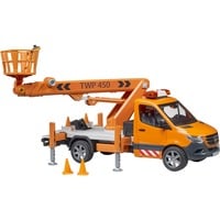 bruder Mercedes Benz Sprinter plataforma de trabajo, Automóvil de construcción 