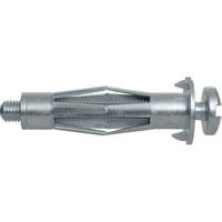 fischer Taco metálico para cavidades HM 6x65 S, Pasador plateado