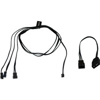 Alphacool 18602 cable de alimentación interna 0,6 m negro, 0,6 m, 3 pines, Derecho, Derecho, Negro, 18 g