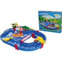 Aquaplay StartSet Vehículos de juguete, Ferrocarril Pista de vehículos de juguete, 3 año(s), Azul, Rojo, Amarillo