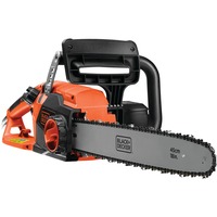 BLACK+DECKER CS2245 motosierra 2200 W Negro, Gris, Naranja naranja/Negro, 45 cm, 12,5 m/s, 76,2 / 8 mm (3 / 8"), Negro, Gris, Naranja, 0,15 L, Corriente alterna