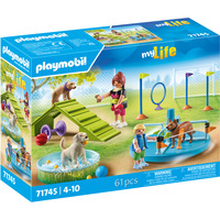 PLAYMOBIL My Life Parque de juegos para perros, Juegos de construcción 