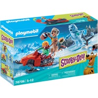 PLAYMOBIL SCOOBY-DOO! Adventure with Snow Ghost, Juegos de construcción Set de figuritas de juguete, 5 año(s), Plástico, 305,32 g