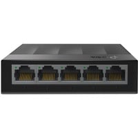 TP-Link LS1005G No administrado Gigabit Ethernet (10/100/1000) Negro, Interruptor/Conmutador negro, No administrado, Gigabit Ethernet (10/100/1000), Montaje de pared