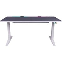 Thermaltake Escritorio de juego G700 RGB blanco, Gaming Desk  blanco