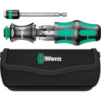 Wera Kraftform Kompakt 26, 7 piezas, Conjuntos de bits negro/Verde