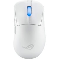 ASUS ROG Keris II Ace Wireless AimPoint White ratón Juego mano derecha RF Wireless + Bluetooth + USB Type-A Óptico 42000 DPI, Ratones para gaming blanco, mano derecha, Óptico, RF Wireless + Bluetooth + USB Type-A, 42000 DPI, Blanco