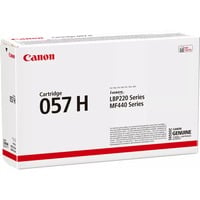 Canon 057H cartucho de tóner 1 pieza(s) Original Negro 10000 páginas, Negro, 1 pieza(s)