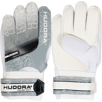 HUDORA Guantes de portero para niños, gris, Talla S gris/blanco