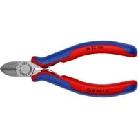 KNIPEX Cortaalambres 76 22 125, Alicates de corte rojo/Azul