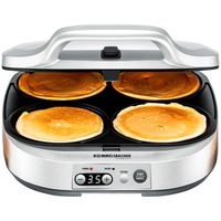Rommelsbacher Pancakemaker PC1800 Pam, Máquina de hacer tortitas plateado