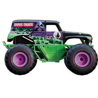 Spin Master Monster Jam - Monster Truck Smash & Bash, Coche Teledirigido Grave Digger Modo Choque y Reparación Automática, Escala 1:15 - Coches para Niños - Juguetes Niños 4 años +, Radiocontrol Monster Jam - Monster Truck Smash & Bash, Coche Teledirigido Grave Digger Modo Choque y Reparación Automática, Escala 1:15 - Coches para Niños - Juguetes Niños 4 años +, Monster truck, 4 año(s), Plástico, Negro, Verde