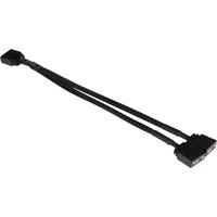 Alphacool Divisor en Y aRGB 3 pines a 2x 3 pines, 15 cm, Cable Y negro