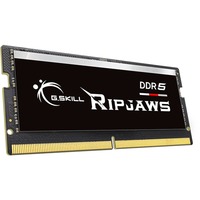 G.Skill Ripjaws F5-4800S3434A16GX1-RS módulo de memoria 16 GB 1 x 16 GB DDR5 4800 MHz, Memoria RAM negro, 16 GB, 1 x 16 GB, DDR5, 4800 MHz, 262-pin SO-DIMM