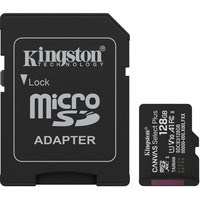 Kingston SDCS3/128GB, Tarjeta de memoria negro