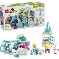 LEGO DUPLO Disney Frozen Caja creativa con Elsa y Olaf, Juegos de construcción 