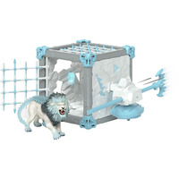 Schleich Eldrador Creatures BattleCave León de Hielo, Muñecos 