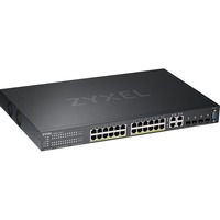 Zyxel GS2220-28HP-EU0101F switch Gestionado L2 Gigabit Ethernet (10/100/1000) Energía sobre Ethernet (PoE) Negro, Interruptor/Conmutador Gestionado, L2, Gigabit Ethernet (10/100/1000), Energía sobre Ethernet (PoE), Montaje en rack