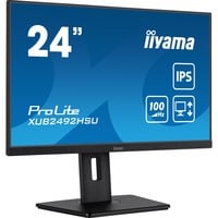 iiyama XUB2492HSU-B6 pantalla para PC 60,5 cm (23.8") 1920 x 1080 Pixeles Full HD LED Negro, Monitor LED negro (mate), 60,5 cm (23.8"), 1920 x 1080 Pixeles, Full HD, LED, 0,4 ms, Negro