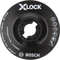 Bosch 2 608 601 711 accesorio para amoladora angular Almohadilla de apoyo, Plato lijador Almohadilla de apoyo, 11,5 cm, Bosch, Negro, 13300 RPM, Plástico