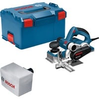 Bosch GHO 40-82 C Professional Negro, Azul, Plata 14000 RPM 850 W, Cepillo eléctrico azul/Negro, Negro, Azul, Plata, 14000 RPM, 8,2 cm, 2,4 cm, 5,5 m/s², Corriente alterna