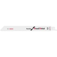 Bosch Hoja de sierra sable S 1022 HF flexible para madera y metal, 100 piezas 