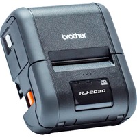 Brother RJ-2030 impresora de recibos 203 x 203 DPI Inalámbrico y alámbrico Térmica directa Impresora portátil, Impresora de tickets negro, Térmica directa, Impresora portátil, 203 x 203 DPI, 6 ips, 152 mm/s, 4 cm