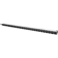 Digitus PDU IT básico con perfil de aluminio, 24x C13, 3x C19, Regleta negro/Aluminio