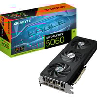 GIGABYTE GeForce RTX 5060 EAGLE MAX OC 8G Tarjeta Gráfica – 8 GB GDDR7, 128 bits, PCI-E 5.0, frecuencia de núcleo 2550 MHz, 3 x DisplayPort, 1 x HDMI, NVIDIA DLSS 4, GV-N5060EAGLEMAX OC-8GD 1.0 128 bits, PCI-E 5.0, frecuencia de núcleo 2550 MHz, 3 x DisplayPort, 1 x HDMI, NVIDIA DLSS 4, GV-N5060EAGLEMAX OC-8GD 1.0, GeForce RTX 5060, 8 GB, GDDR7, 128 bit, 28000 MHz, PCI Express 5.0