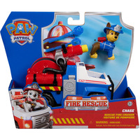 Spin Master Patrulla Canina - Pack Vehículo de Rescate Bomberos + Figura Chase + Lanzador y Proyectiles - Patrulla Canina Juguetes - Regalo Niño 3 años + - Juguetes Niños 3 años +, Vehículo de juguete PAW Patrol Patrulla Canina - Pack Vehículo de Rescate Bomberos + Figura Chase + Lanzador y Proyectiles - Patrulla Canina Juguetes - Regalo Niño 3 años + - Juguetes Niños 3 años +, Coche de policía, 3 año(s), Plástico, Multicolor