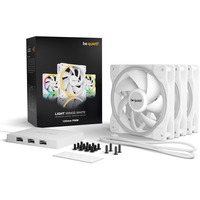 be quiet! Light Wings White | 120mm PWM Triple Pack Carcasa del ordenador Ventilador 12 cm Blanco 3 pieza(s) blanco, Ventilador, 12 cm, 1700 RPM, 70,53 m³/h, Blanco