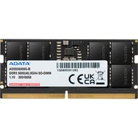 ADATA AD5S56008G-S, Memoria RAM negro