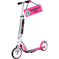 HUDORA BigWheel 205, Vespa blanco/Rosa neón