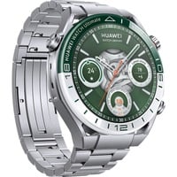 Huawei WATCH Ultimate 3,94 cm (1.55") AMOLED 48 mm Digital 466 x 466 Pixeles Acero inoxidable GPS (satélite), SmartWatch plateado/Verde, 3,94 cm (1.55"), AMOLED, 32 GB, GPS (satélite), 76 g