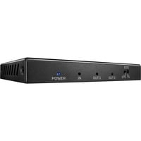 Lindy 38235 divisor de video HDMI 2x HDMI, Splitter HDMI negro, HDMI, 2x HDMI, 3840 x 2160 Pixeles, Negro, Metal, CE, FCC, RoHS, REACH, California Proposition 65