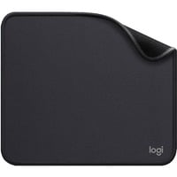 Logitech 956-000049 alfombrilla para ratón Grafito, Alfombrilla de ratón negro, Grafito, Monocromo, Nylon, Poliéster, Caucho, Base antiderrapante
