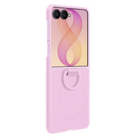 Samsung Funda con anillo magnético de silicona, Funda para teléfono móvil rosa