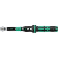 Wera Llave dinamométrica con cuadrado pasante Click-Torque Lock A 6 R/L, Llave de torsión negro/Verde