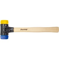 Wiha Martillo de protección Safety blando / medio duro negro/Madera