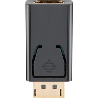 goobay HDMI DisplayPort Adapter Negro, Adaptador negro, DisplayPort, HDMI, Negro, A granel