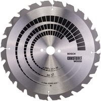 Bosch 2 608 640 692 hoja de sierra circular 35 cm 1 pieza(s) Madera para construcción, 35 cm, 3 cm, 2,5 mm, 3,5 mm, 10/60