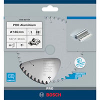 Bosch 2 608 837 754 hoja de sierra circular 13,6 cm 1 pieza(s) Metal, 13,6 cm, 22 cm, 1,1 mm, 11000 RPM, 1,6 mm