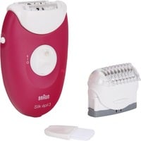 Braun Silk-épil 3 3276 20 pinzas Rosa, Blanco, Depiladora rosa neón/blanco, Rosa, Blanco, 20 pinzas, Corriente alterna, Caja